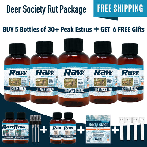 Deer Society Rut Package - Buy 5 Bottles Get 6 Free